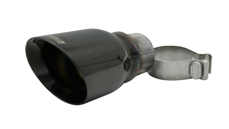 Corsa Single Universal 2.5in Inlet / 4in Outlet Black PVD Pro-Series Tip Kit Tips CORSA Performance