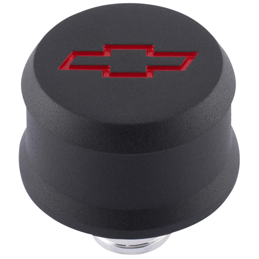 Bowtie Slant-Edge Breather Cap Red Bowtie Engine Crankcase Breather Cap Proform