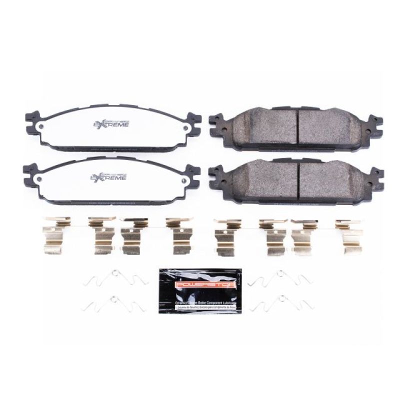Power Stop 11-19 Ford Explorer Front Z36 Truck & Tow Brake Pads w/Hardware Brake Pads - Performance PowerStop