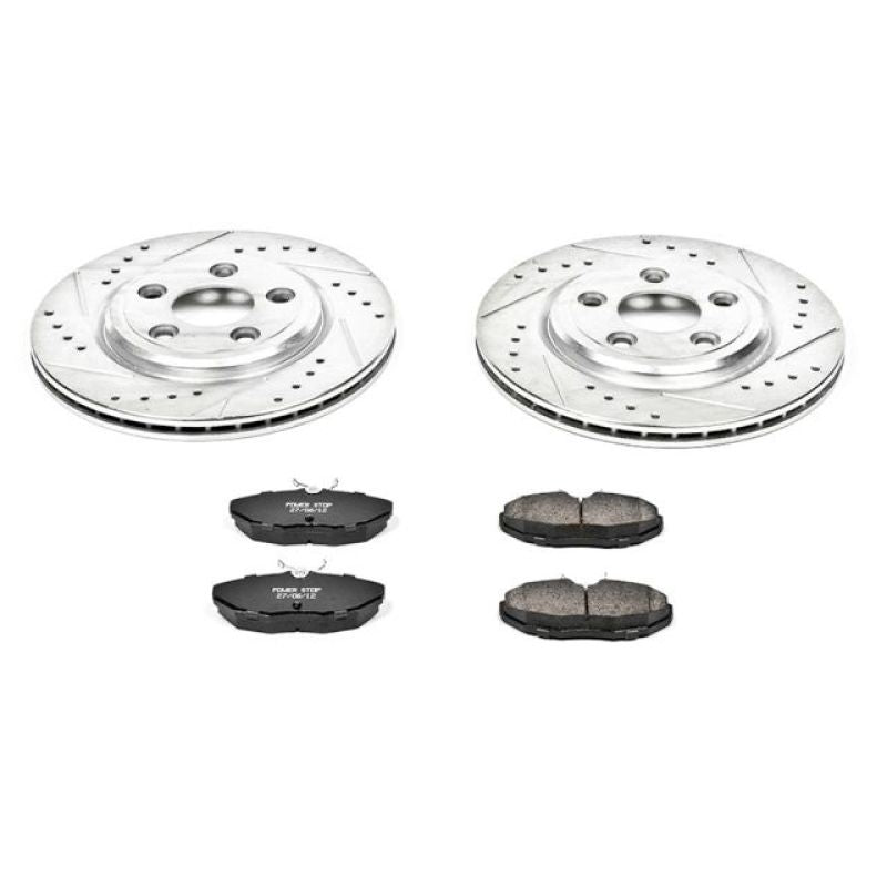 Power Stop 2005 Jaguar Vanden Plas Rear Z23 Evolution Sport Brake Kit Brake Kits - Performance D&S PowerStop