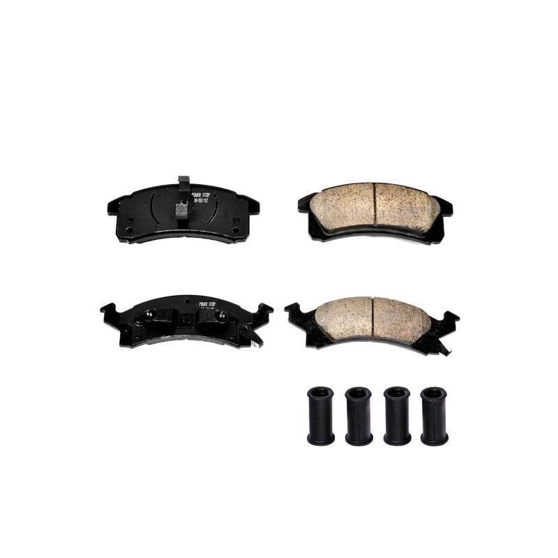 Power Stop 90-95 Buick Skylark Front Z17 Evolution Ceramic Brake Pads w/Hardware Brake Pads - OE PowerStop