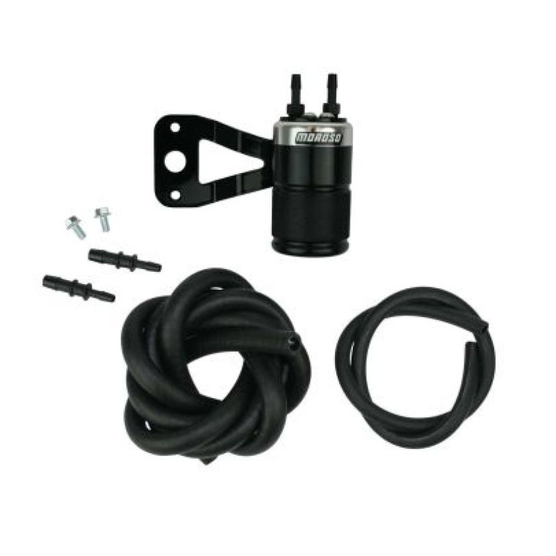 Moroso Harley-Davidson 88-16 Evo Twin Cam Sportster Air Oil Separator - Black & Polished Oil Separators Moroso