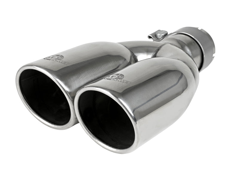 aFe MACH Force-Xp Universal Exhaust Tip 2-1/2 IN Inlet x 3-1/2 IN Outlet X 12 IN L Tips aFe