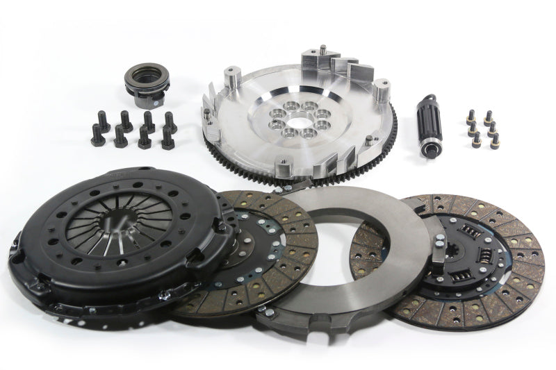 DKM Clutch BMW E46 M3 MS Twin Disc Clutch Kit w/Steel Flywheel (660 ft/lbs Torque) Clutch Kits - Multi DKM Clutch