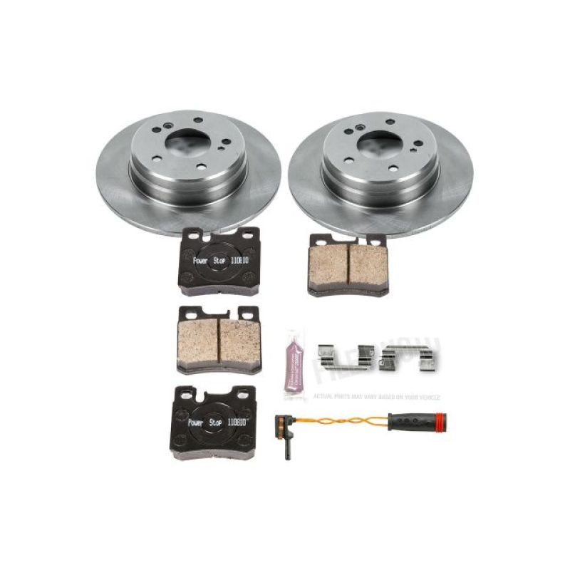 Power Stop 96-00 Mercedes-Benz C280 Rear Autospecialty Brake Kit Brake Kits - OE PowerStop
