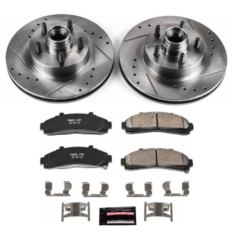 Power Stop 95-01 Ford Explorer Front Z23 Evolution Sport Brake Kit Brake Kits - Performance D&S PowerStop
