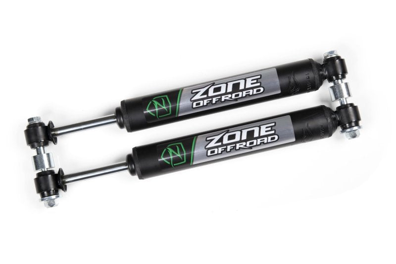 Zone Offroad 2013 Ram 3500 Dual Steering Stabilizer - Black Steering Stabilizer Zone Offroad