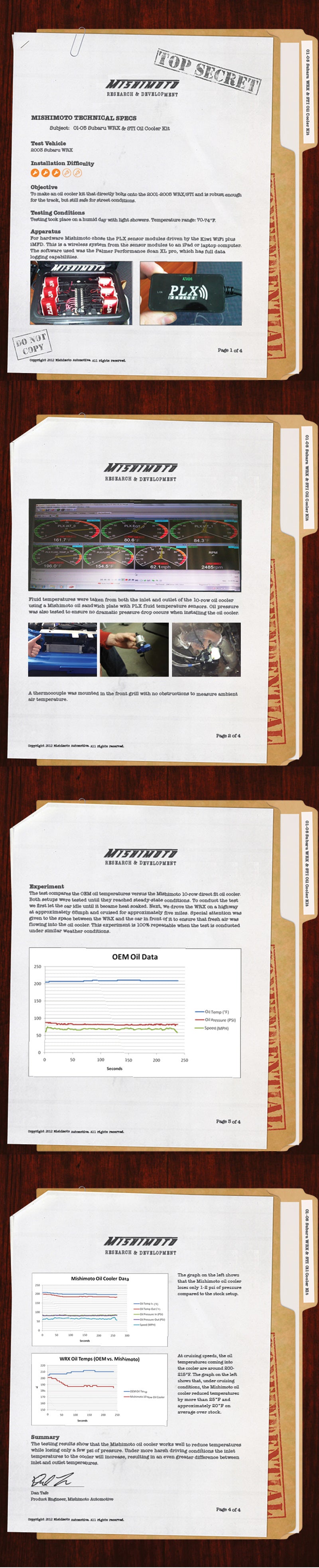 Mishimoto 01-05 Subaru WRX/STi Oil Cooler Kit Oil Coolers Mishimoto