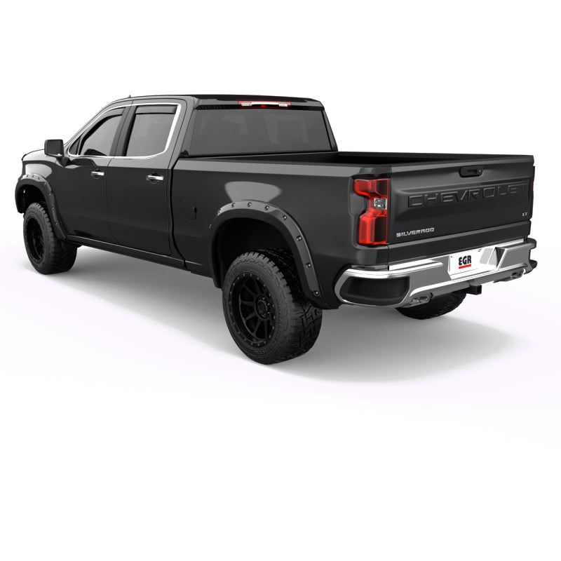 EGR 2023+ Chevrolet Silverado 1500 Bolt-On Look Fender Flares - Black (Set of4) Fender Flares EGR