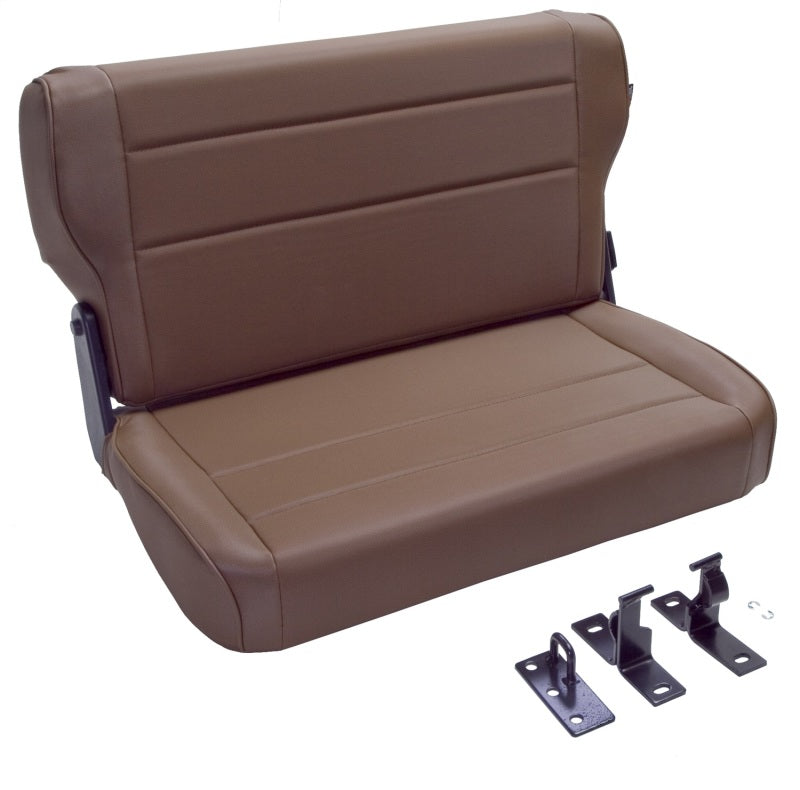 Rugged Ridge Fold & Tumble Rear Seat Spice 76-95 Jeep CJ / Jeep Wrangler Seat Releases Rugged Ridge