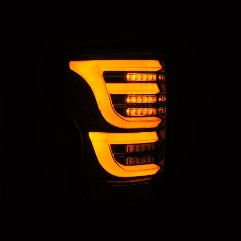 AlphaRex 07-13 Toyota Tundra LUXX-Series LED Tail Lights Alpha-Black Tail Lights AlphaRex