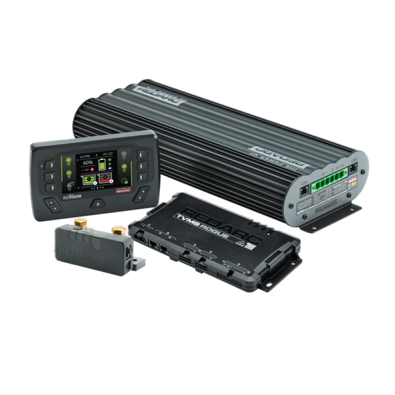 REDARC Total Vehicle Management System - Rogue w/Manager30 System & RedVision Display Vehicle Management REDARC