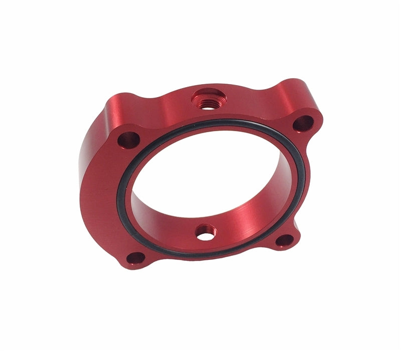 Torque Solution Throttle Body Spacer (Red): 13+ Hyundai Genesis 2.0T Throttle Body Spacers Torque Solution
