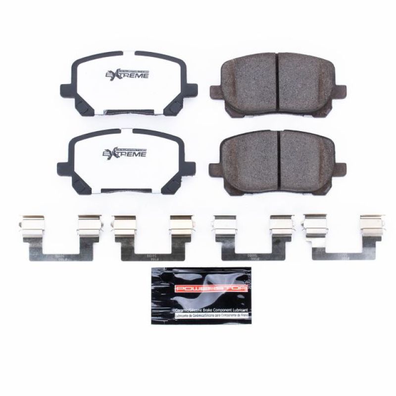 Power Stop 03-08 Pontiac Vibe Front Z26 Extreme Street Brake Pads w/Hardware Brake Pads - Performance PowerStop