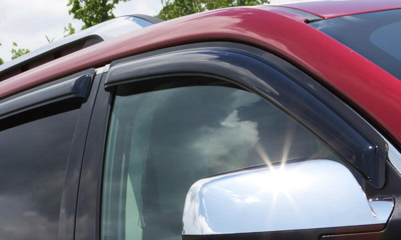 AVS 16-18 Honda Civic Coupe Ventvisor Outside Mount Window Deflectors 4pc - Smoke Wind Deflectors AVS