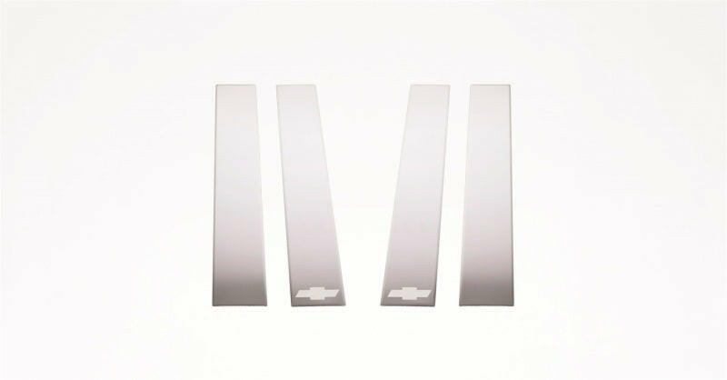 Putco 14-18 Chevy Silv LD / GMC Sierra LD - Fits Dbl Cab/Crew Cab SS Pillar Posts Classic Exterior Trim Putco