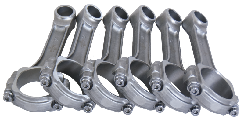 Eagle Jeep 4.0L/242 C.I. 6.123in 5140 Steel .9305in Press-Fit Pin 3/8in Bolts I-Beam Rods - Set of 6 Connecting Rods - 6Cyl Eagle