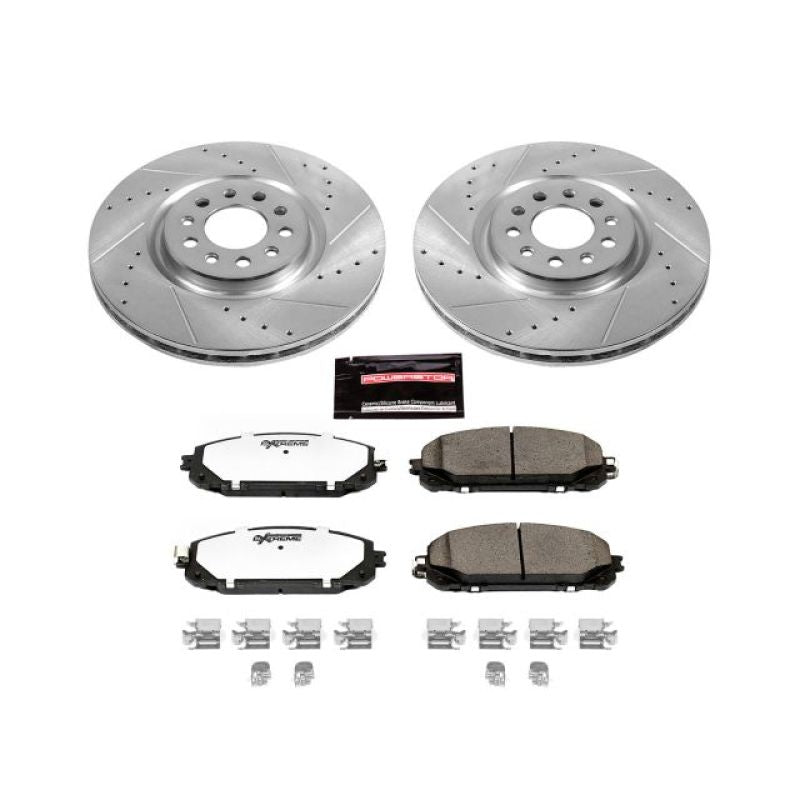 Power Stop 14-16 Jeep Cherokee Front Z36 Truck & Tow Brake Kit Brake Kits - Performance D&S PowerStop