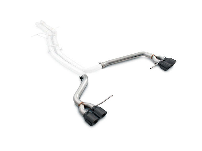 AWE Tuning Porsche Macan Track Edition Exhaust System - Diamond Black 102mm Tips Axle Back AWE Tuning