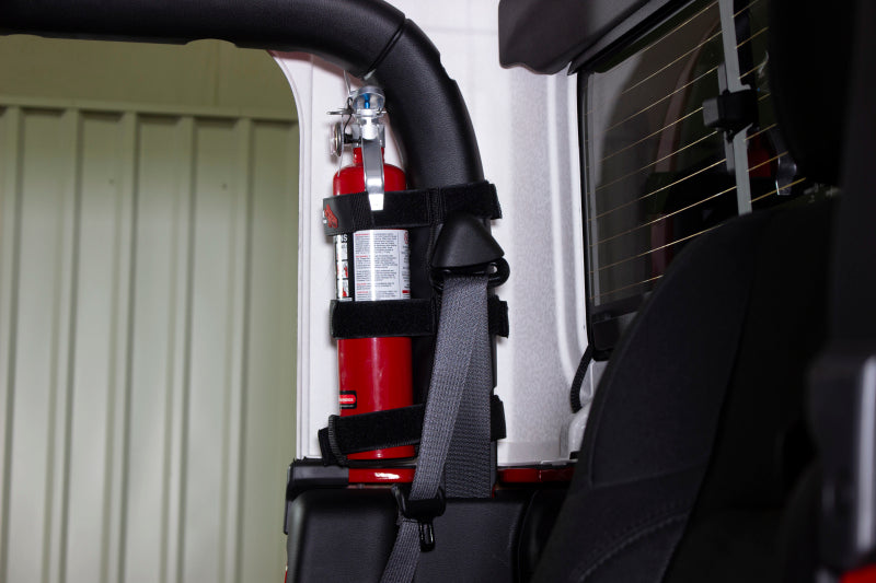 Fishbone Offroad Padded Roll Bar Black Fire Extinguisher Holder Fire Safety Fishbone Offroad