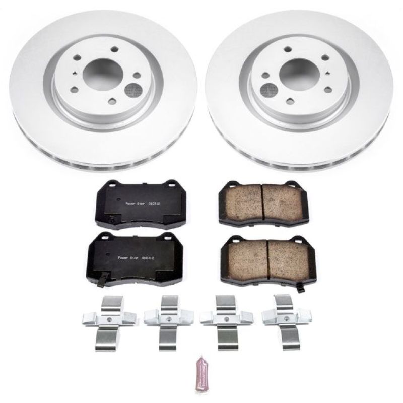 Power Stop 03-04 Infiniti G35 Front Z17 Evolution Geomet Coated Brake Kit Brake Kits - Performance Blank PowerStop