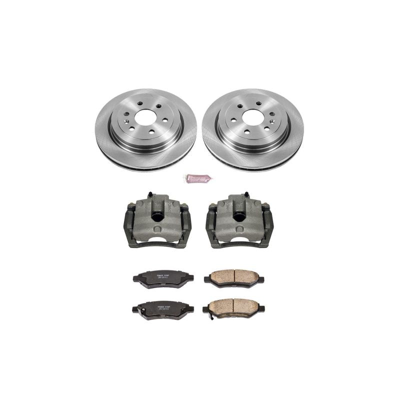 Power Stop 10-16 Cadillac SRX Rear Autospecialty Brake Kit w/Calipers Brake Kits - OE PowerStop