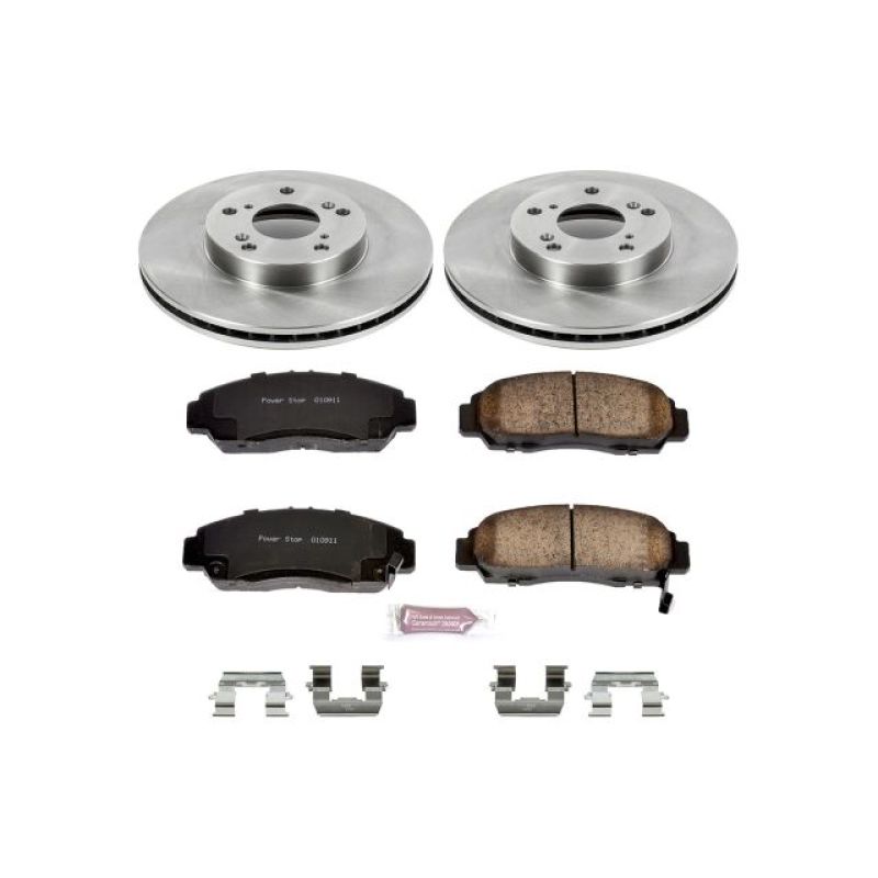 Power Stop 03-07 Honda Accord Front Autospecialty Brake Kit Brake Kits - OE PowerStop
