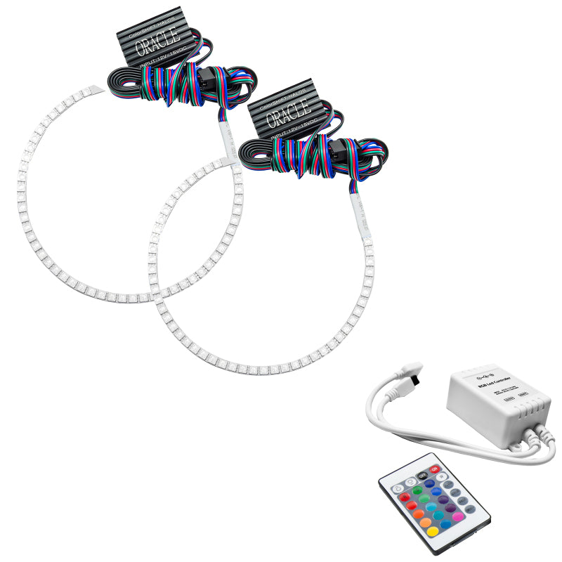 Oracle Ford Mustang 10-12 Halo Kit - Projector - ColorSHIFT w/ Simple Controller Headlights ORACLE Lighting