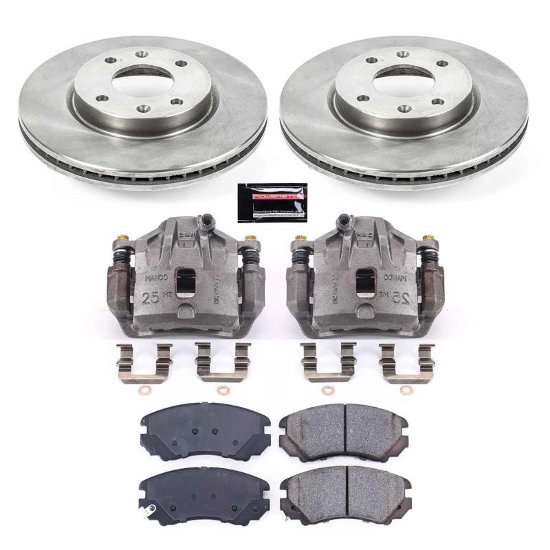 Power Stop 03-05 Hyundai Sonata Front Autospecialty Brake Kit w/Calipers Brake Kits - OE PowerStop