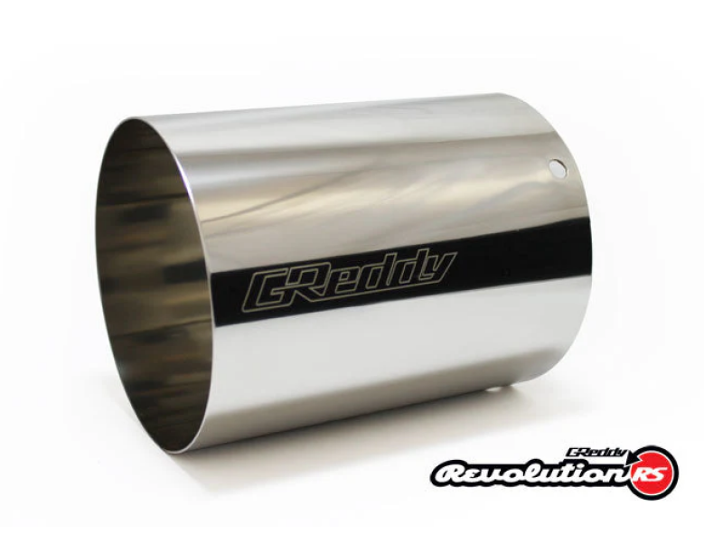 GReddy SS Tip (105mm Dia/150mm Length) for Universal 2.5in Revolution RS Muffler Muffler GReddy