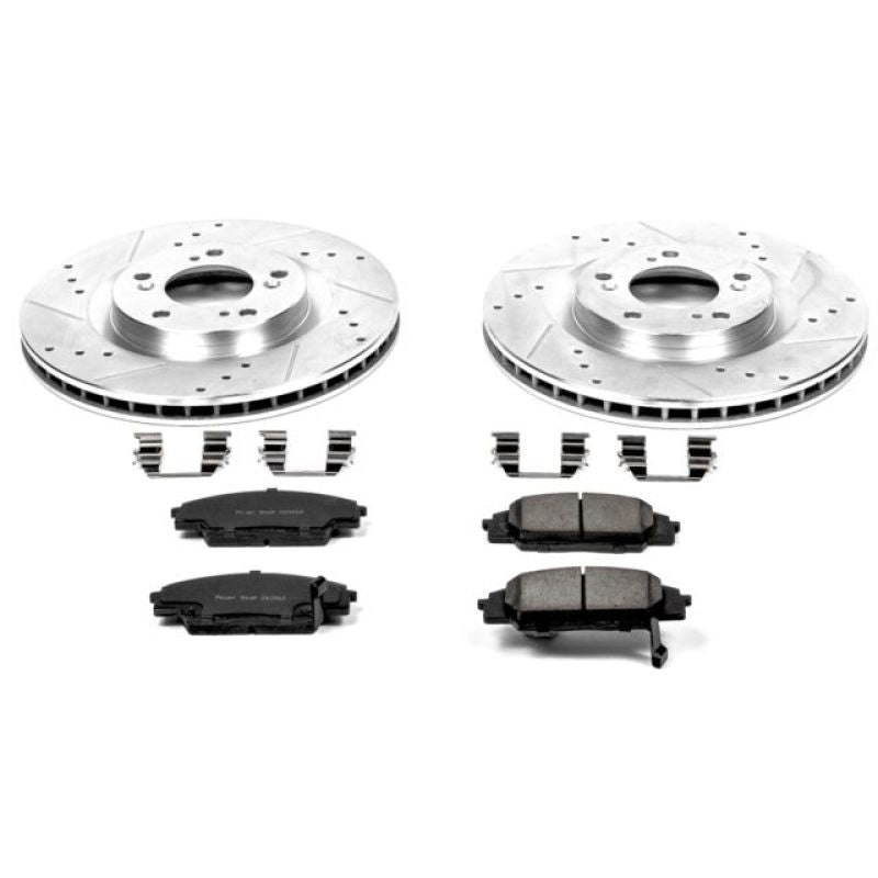 Power Stop 00-09 Honda S2000 Front Z23 Evolution Sport Brake Kit Brake Kits - Performance D&S PowerStop