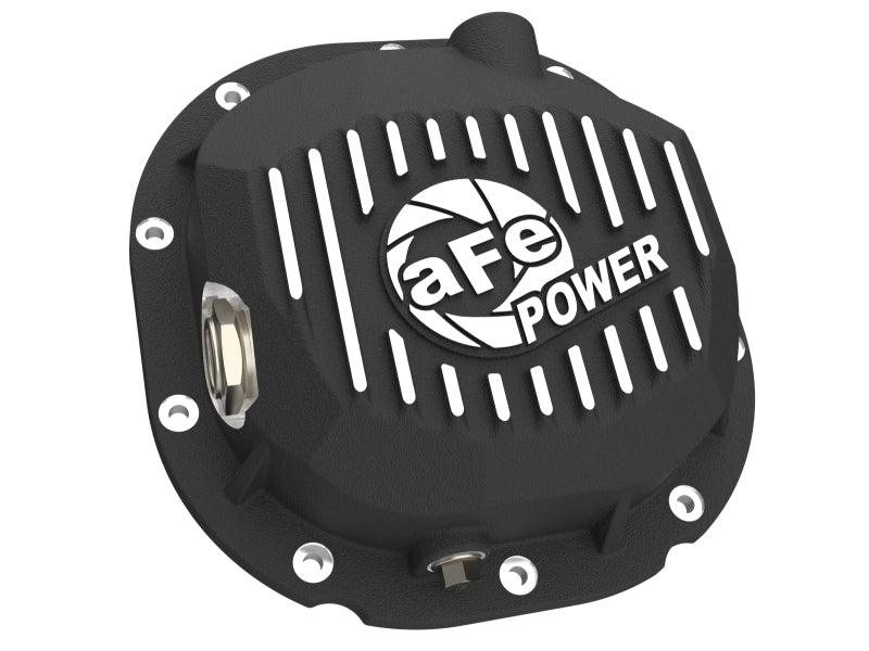 aFe 90-14 Ford F-150 Rear Differential Cover - Black w/ Machined Fins Diff Covers aFe