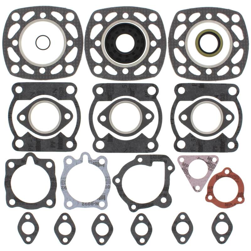 Vertex Gaskets 85-87 Polaris 600 Complete Gasket Kit w/ Oil Seals Engine Hardware Vertex Pistons