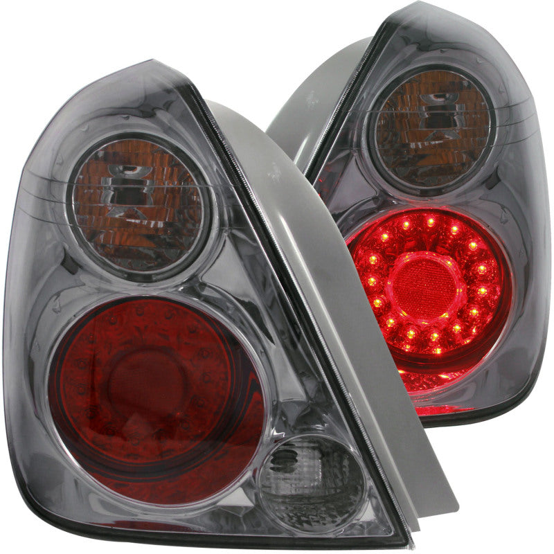 ANZO 2002-2006 Nissan Altima LED Taillights Smoke Tail Lights ANZO