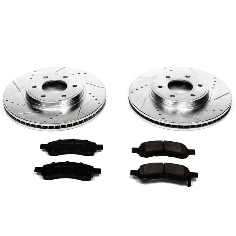 Power Stop 06-09 Chevrolet Trailblazer Front Z23 Evolution Sport Brake Kit Brake Kits - Performance D&S PowerStop