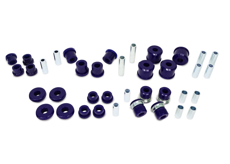 SuperPro 90-97 Mitsubishi Montero LS Control Arm & Trailing Arm Bushing Kit - (60mm Trailing Arm) Bushings - Full Vehicle Kits Superpro