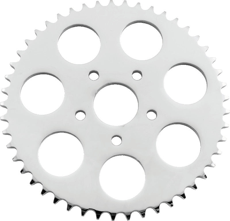 Twin Power 86-92 XL Chrome Disc Brake Rear Sprocket 49 Tooth Flat Sprockets TwinPower