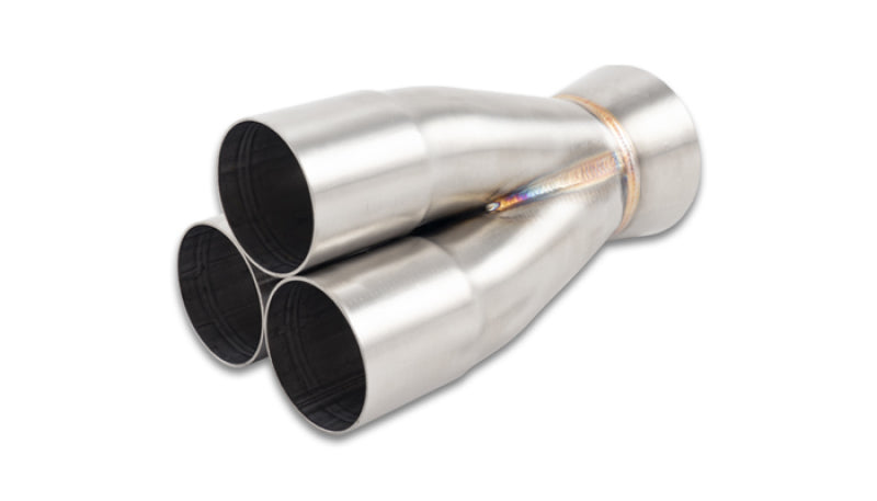 Vibrant 3-1 Merge Collector 2.00in Inlet ID 2.50in Merge OD 3.00in Outlet OD Merge Collectors Vibrant