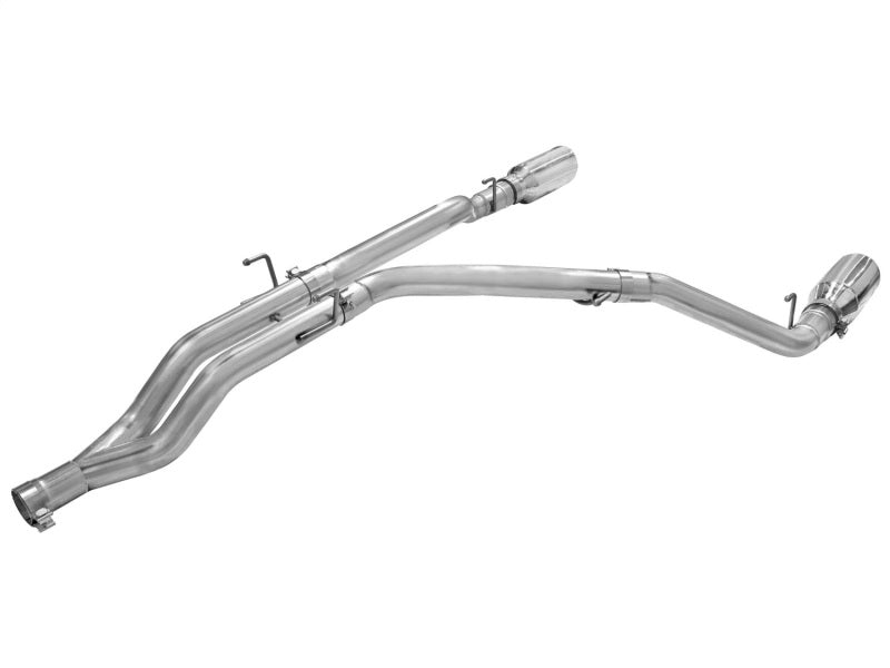 aFe MACHForce XP DPF-Back Exhaust 3in SS w/ 6in Polished Tips 2014 Dodge Ram 1500 V6 3.0L EcoDiesel DPF Back aFe