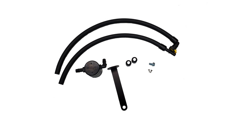J&L 21-21.5 Ford Bronco 2.3L Ecoboost Passenger Side 3.0 Oil Separator - Black Anodized Oil Separators J&L