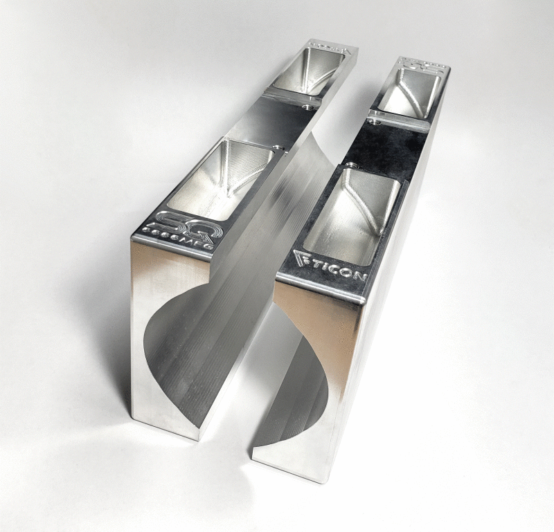 Ticon Industries 4in/5in/6in OD Sequence Manufacturing Straight Cutting Fixture Tools Ticon