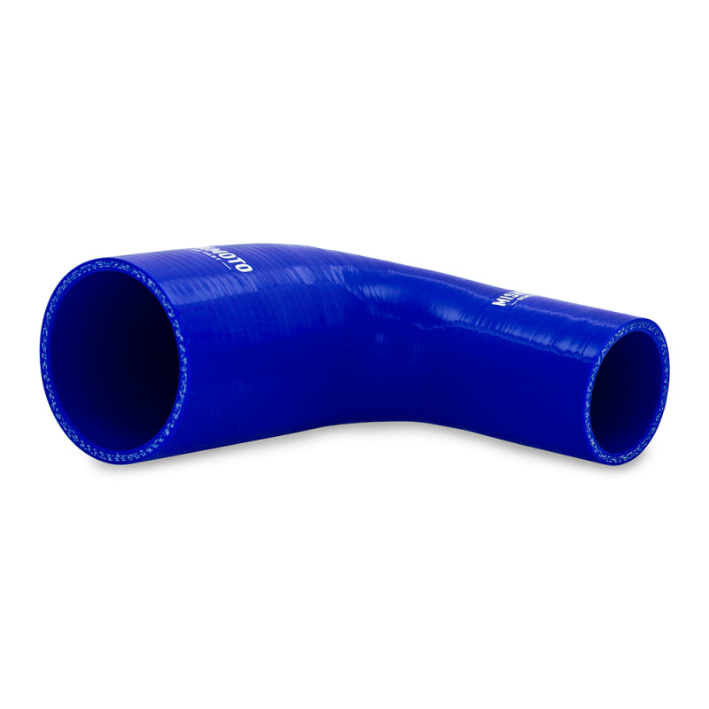 Mishimoto Silicone Reducer Coupler 90 Degree 2in to 3in - Blue Silicone Couplers & Hoses Mishimoto
