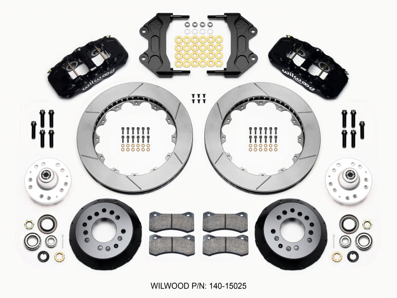 Wilwood AERO6 Front Hub Kit 15.00 WWE ProSpindle Big Brake Kits Wilwood