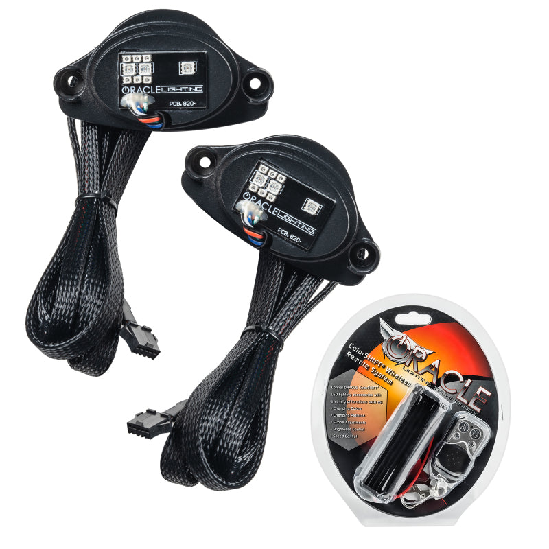 Oracle 20-21 Chevy Corvette C8 RGB+A Headlight DRL Upgrade Kit - ColorSHIFT - RF Headlights ORACLE Lighting