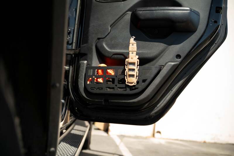 DV8 Offroad 2018+ Jeep Wrangler JL/Gladiator JT Slim Rear Door Molle Pockets Exterior Trim DV8 Offroad