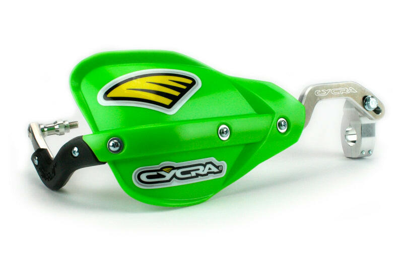 Cycra CRM Racer Pack 1-1/8 in. - Green Hand Guards Cycra