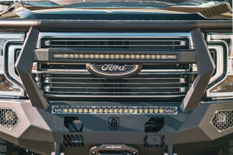 Road Armor 2017 Ford F250 Evolution Front Winch Bumper With Reaper Guard Bumpers - Steel Road Armor