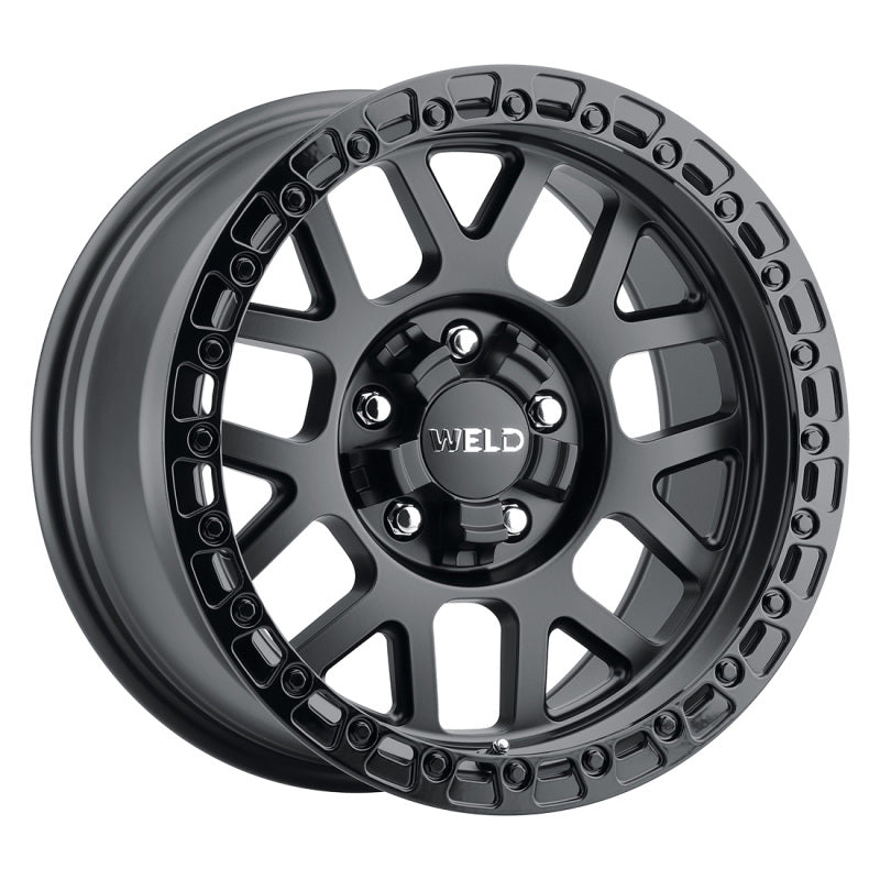 Weld Off-Road W104 17X9.0 Cinch 5X114.3 5X127 ET-12 BS4.50 Satin Black Gloss Black 78.1 Wheels - Cast Weld