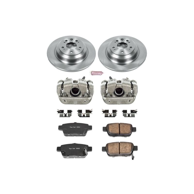 Power Stop 09-14 Acura TL Rear Autospecialty Brake Kit w/Calipers Brake Kits - OE PowerStop