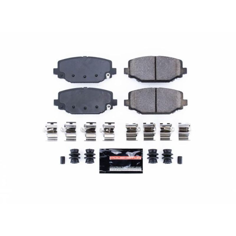 Power Stop 12-16 Chrysler Town & Country Rear Z23 Evolution Sport Brake Pads w/Hardware Brake Pads - Performance PowerStop